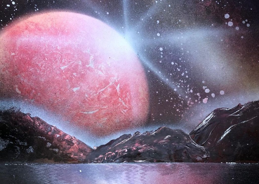 アルファケンタウルス星から見た夜空のイメージ